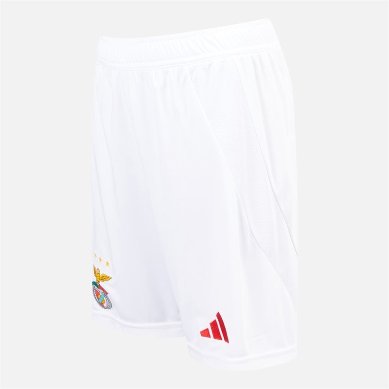 adidas Junior Boys SLB Benfica 24/25 Home Shorts White - Image 2