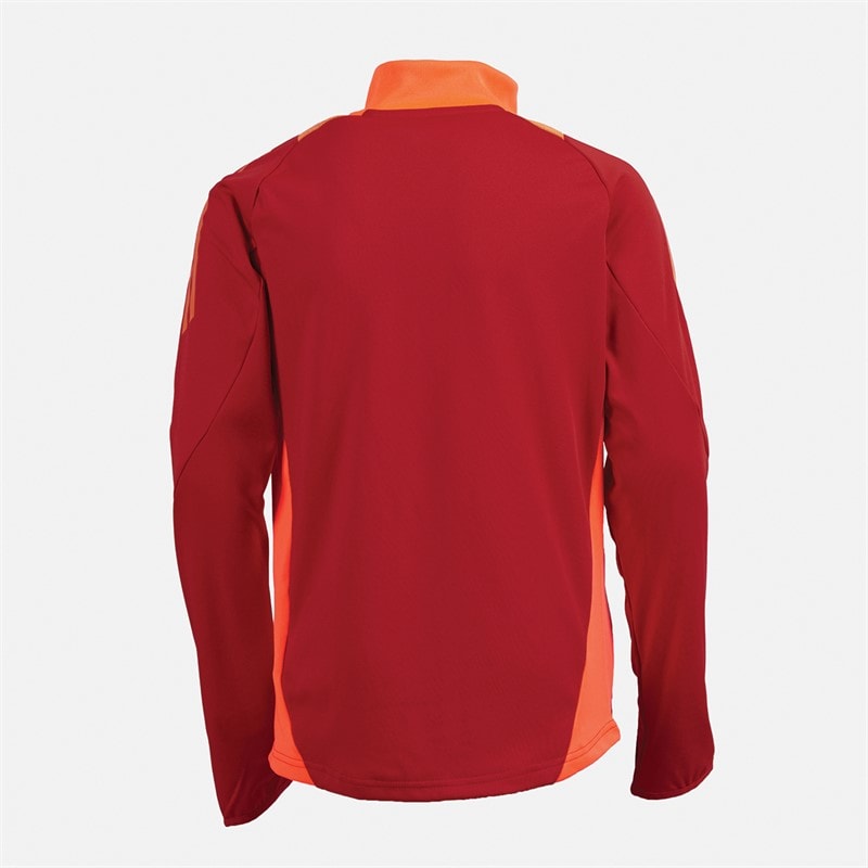 adidas Junior Boys OL Olympique Lyon Training Top Team Power Red 2 - Image 2