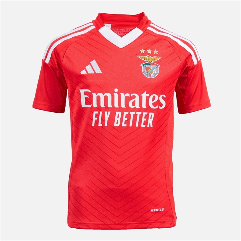adidas Junior Boys SLB Benfica 24/25 Home Jersey Benfica Red - Image 1