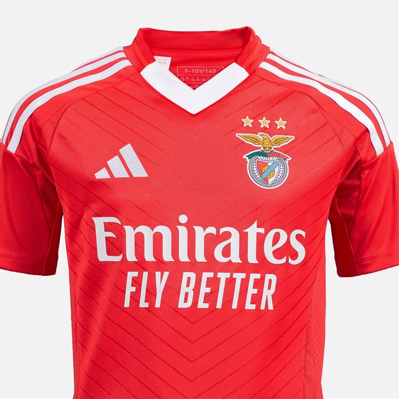 adidas Junior Boys SLB Benfica 24/25 Home Jersey Benfica Red - Image 3
