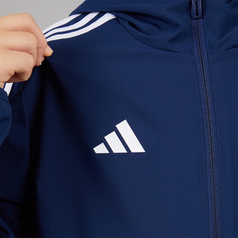 adidas Junior Tiro 23 League Windbreaker Jacket Team Navy Blue - Image 3