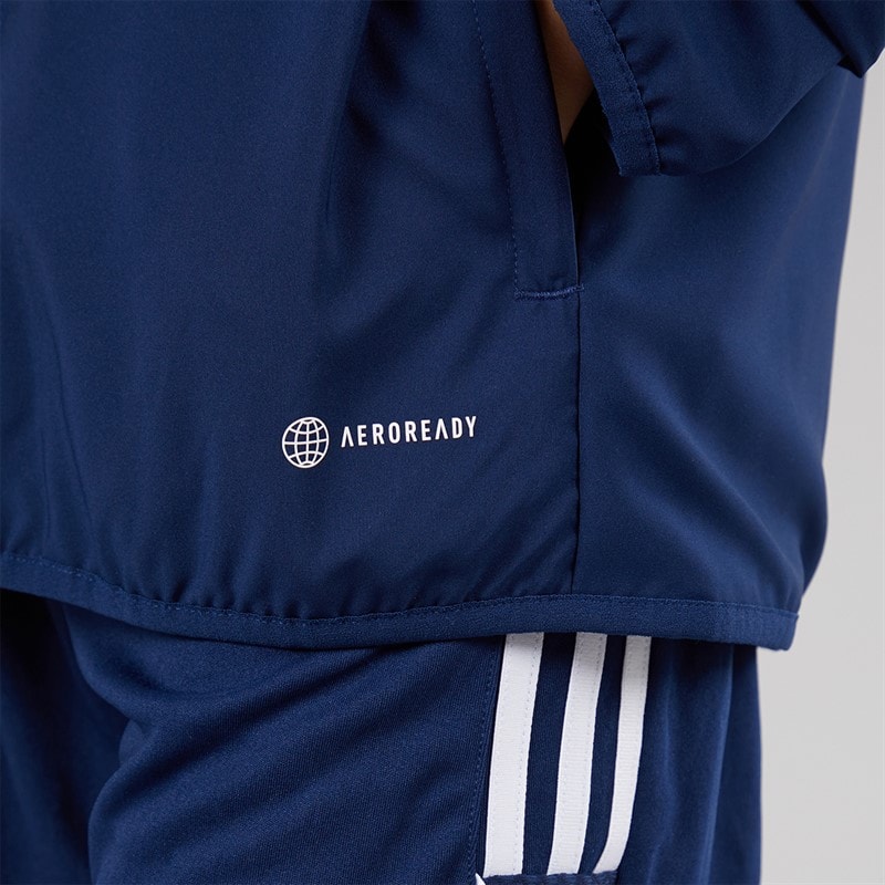 adidas Junior Tiro 23 League Windbreaker Jacket Team Navy Blue - Image 5