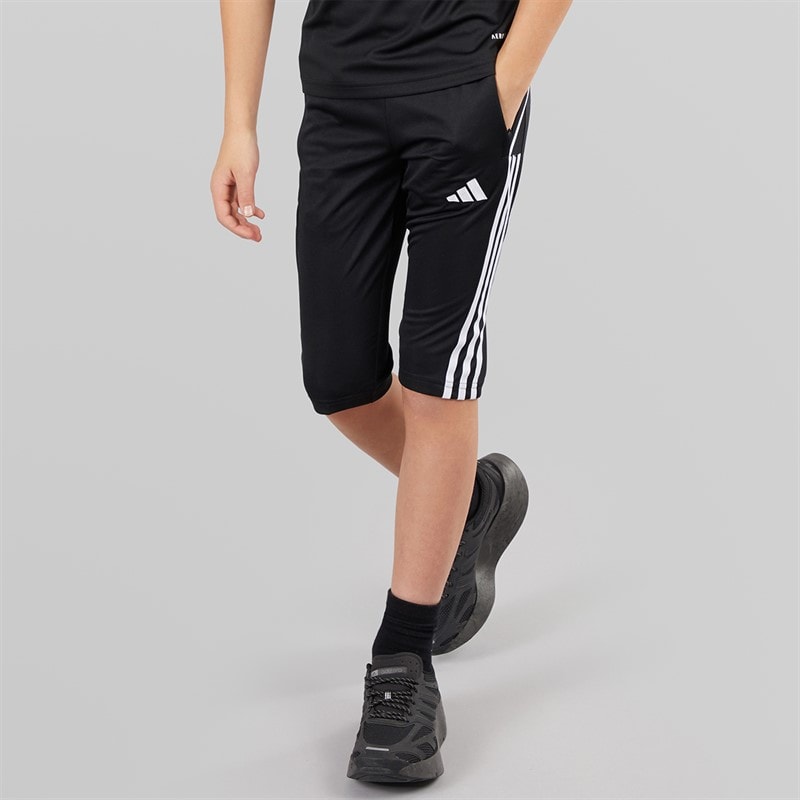 adidas Junior Tiro 23 League 3/4 Length Pants Black - Image 1