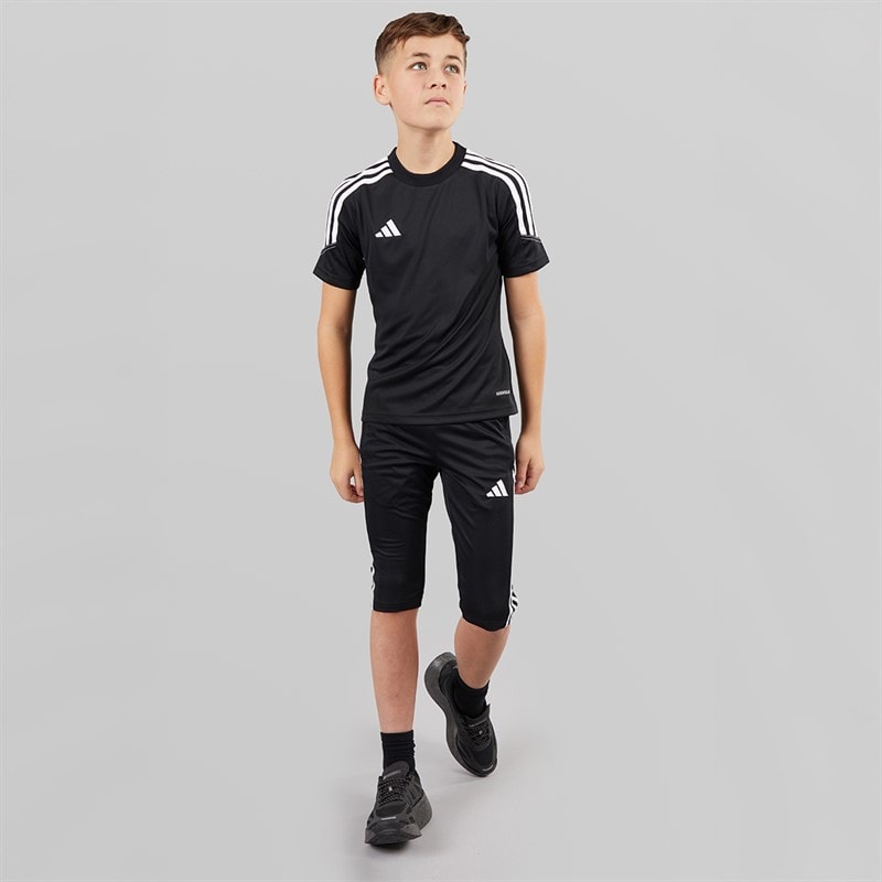adidas Junior Tiro 23 League 3/4 Length Pants Black - Image 3