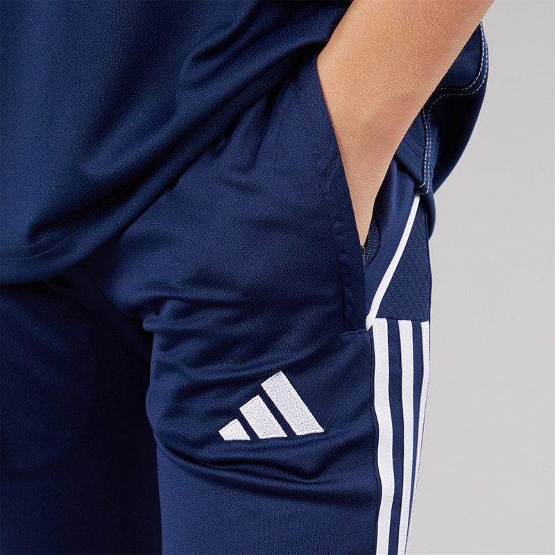 adidas Junior Tiro 23 League 3/4 Length Pants Team Navy Blue - Image 3