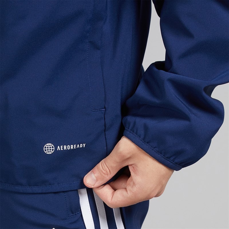 adidas Mens Tiro 23 League Windbreaker Jacket Team Navy Blue - Image 5