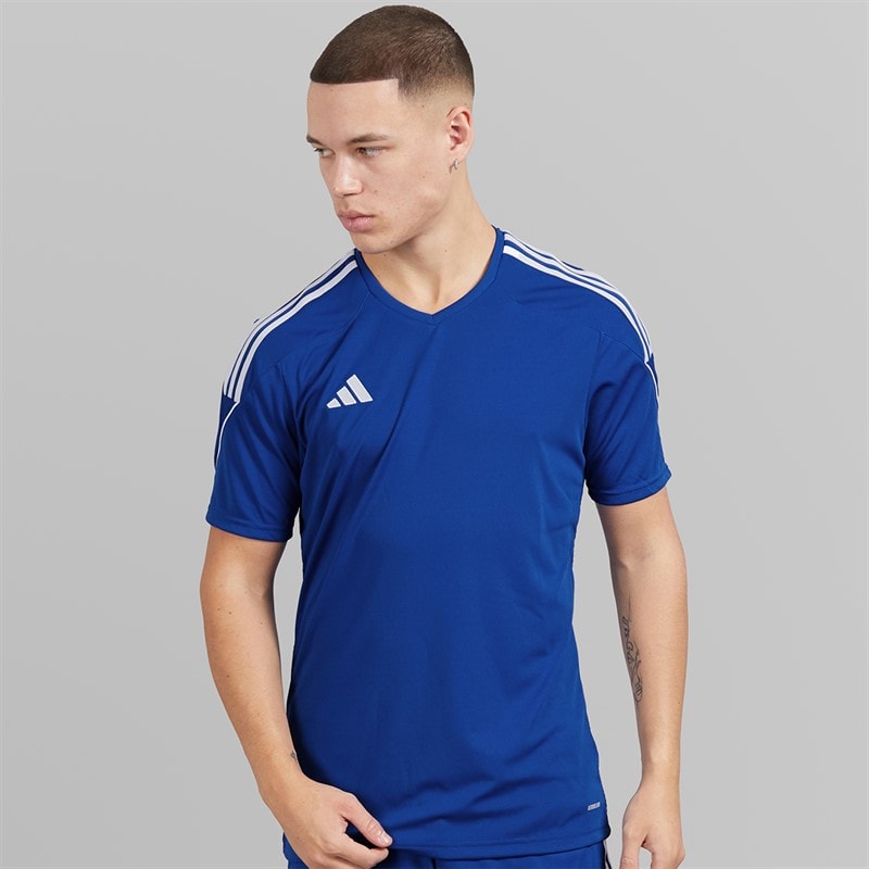 adidas Mens Tiro 23 League T-Shirt Team Royal Blue/White