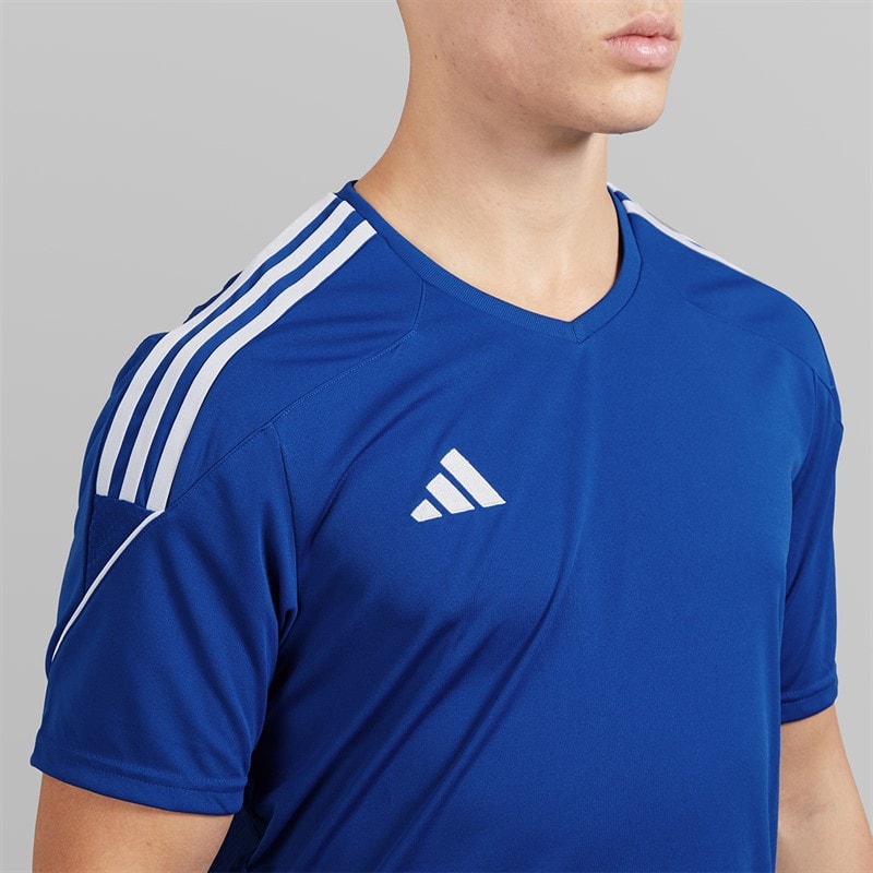 adidas Mens Tiro 23 League T-Shirt Team Royal Blue/White - Image 3