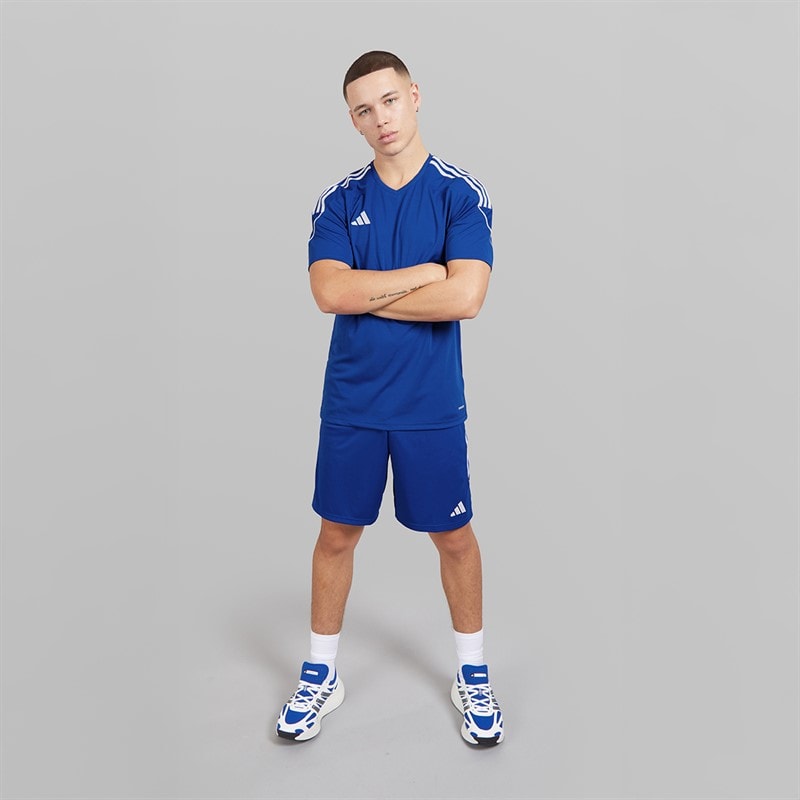 adidas Mens Tiro 23 League T-Shirt Team Royal Blue/White - Image 4