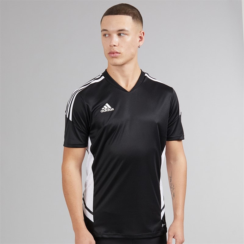 adidas Mens Condivo 22 T-Shirt Black/White