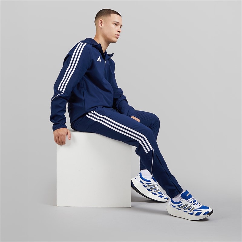 adidas Mens Tiro 23 League Woven Track Pants Team Navy Blue - Image 4