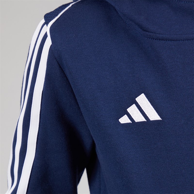 adidas Junior Tiro 23 League Hoodie Team Navy Blue - Image 3