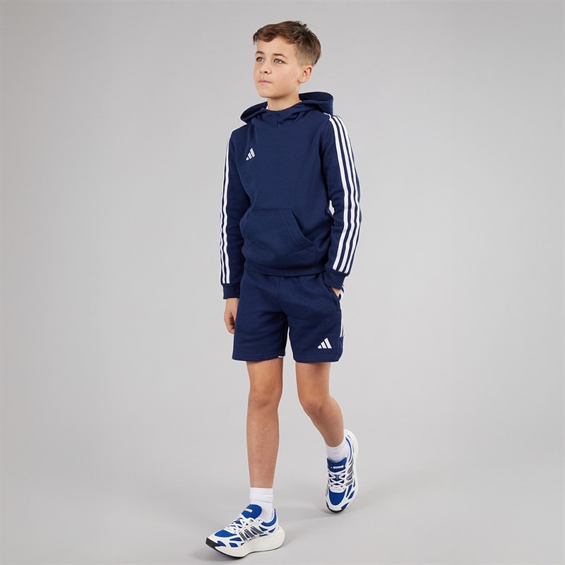 adidas Junior Tiro 23 League Hoodie Team Navy Blue - Image 4