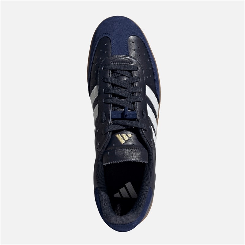 adidas Mens Velosamba Leather Cycling Shoes Legend Ink/Cloud White/Dark Blue - Image 4