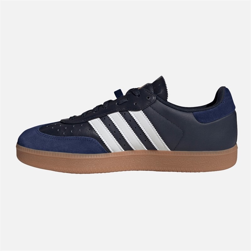 adidas Mens Velosamba Leather Cycling Shoes Legend Ink/Cloud White/Dark Blue - Image 5