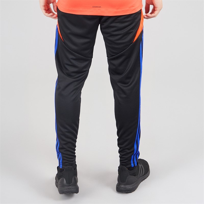 adidas Mens Tiro 24 Track Pants Black/Solar Red/Lucid Blue - Image 2