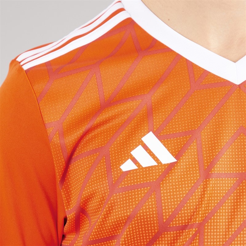 adidas Mens Team Icon 23 T-Shirt Team Orange - Image 3