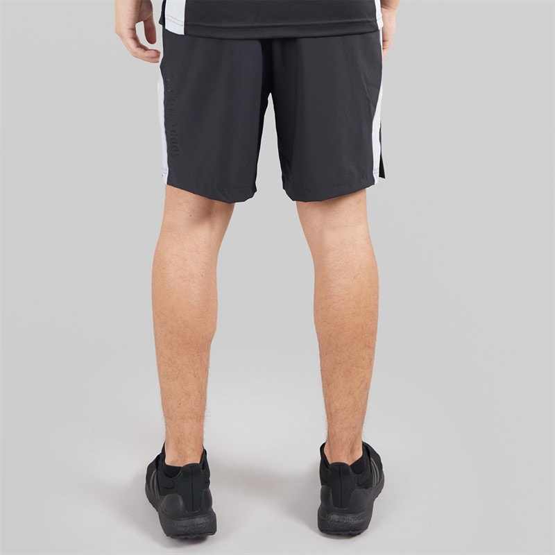 adidas Mens Tech Apparel Colorblock Training Shorts Black - Image 2