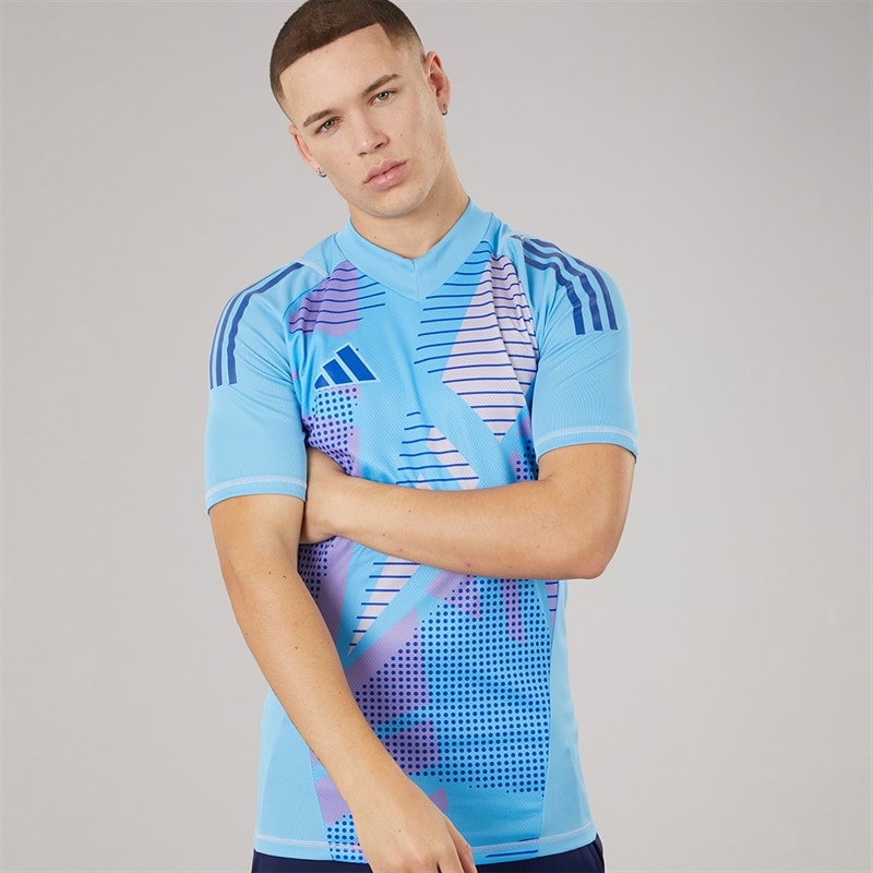 adidas Mens Tiro 24 Pro Goalkeeper Jersey Blue - Image 1