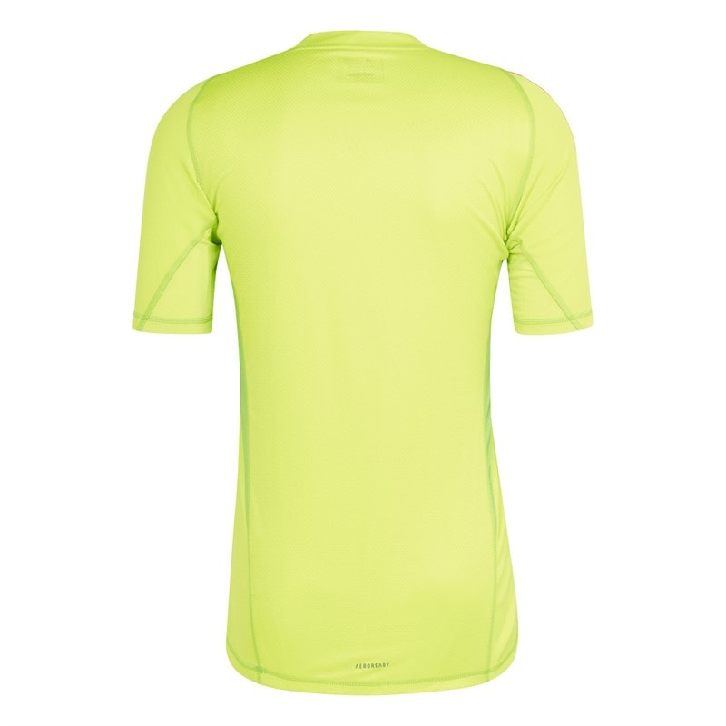 adidas Mens Tiro 24 Pro Goalkeeper Jersey Semi Solar Yellow - Image 2