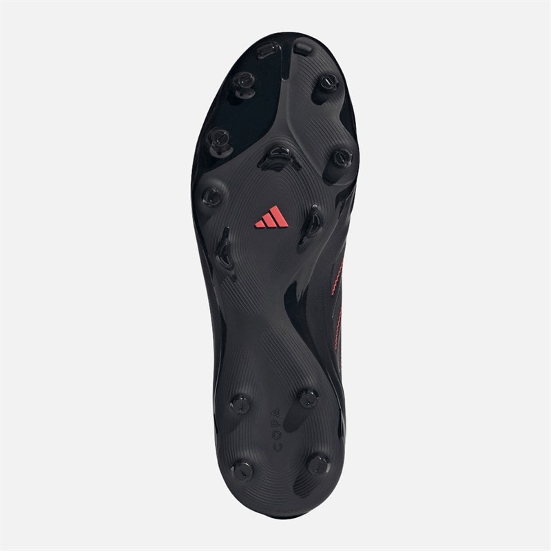 adidas Mens Copa Pure 3 League FG/MG Firm/Multi Ground Football Boots Core Black/Carbon/Lucid Red - Image 2