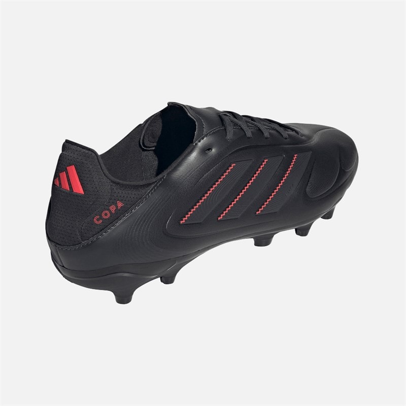 adidas Mens Copa Pure 3 League FG/MG Firm/Multi Ground Football Boots Core Black/Carbon/Lucid Red - Image 3