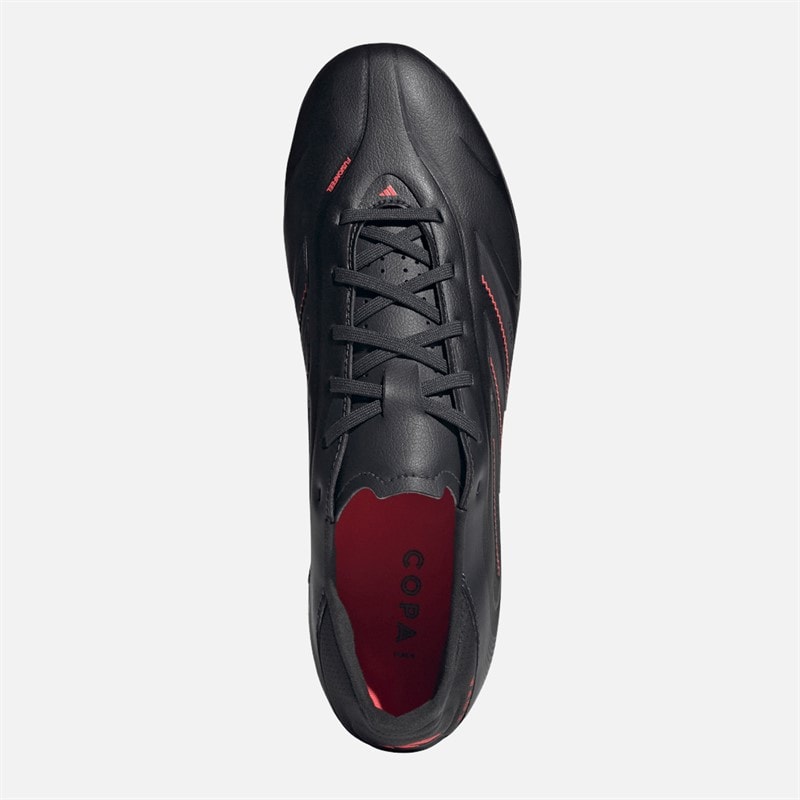 adidas Mens Copa Pure 3 League FG/MG Firm/Multi Ground Football Boots Core Black/Carbon/Lucid Red - Image 4