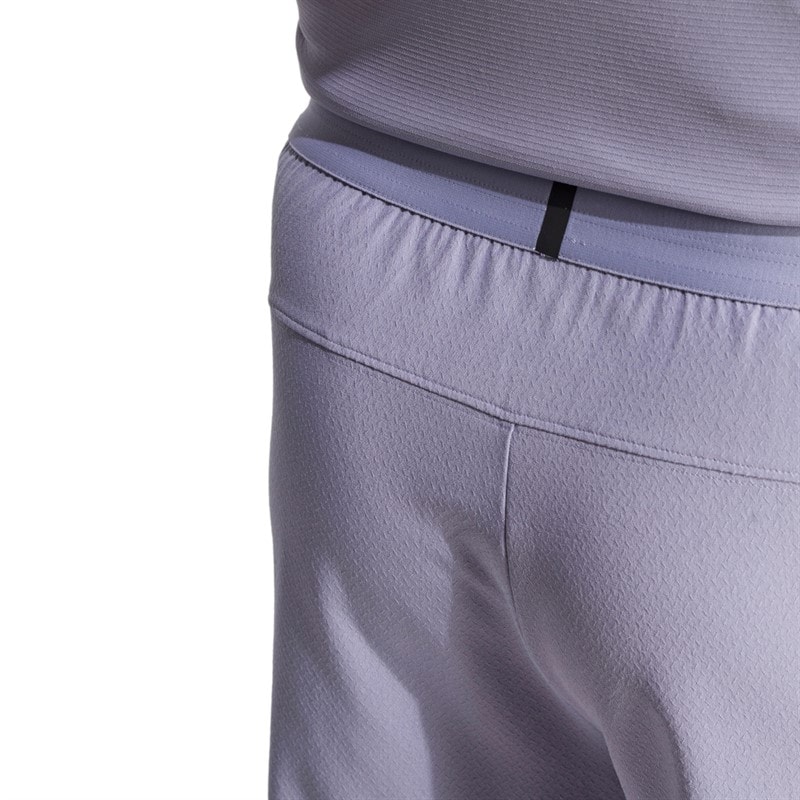 adidas Mens Primelift 3 Stripes Shorts Silver Violet - Image 4