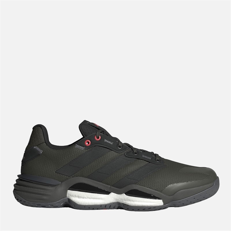 adidas Mens Stabil 16 Court Trainers Shadow Olive/Core Black/Grey Six - Image 1