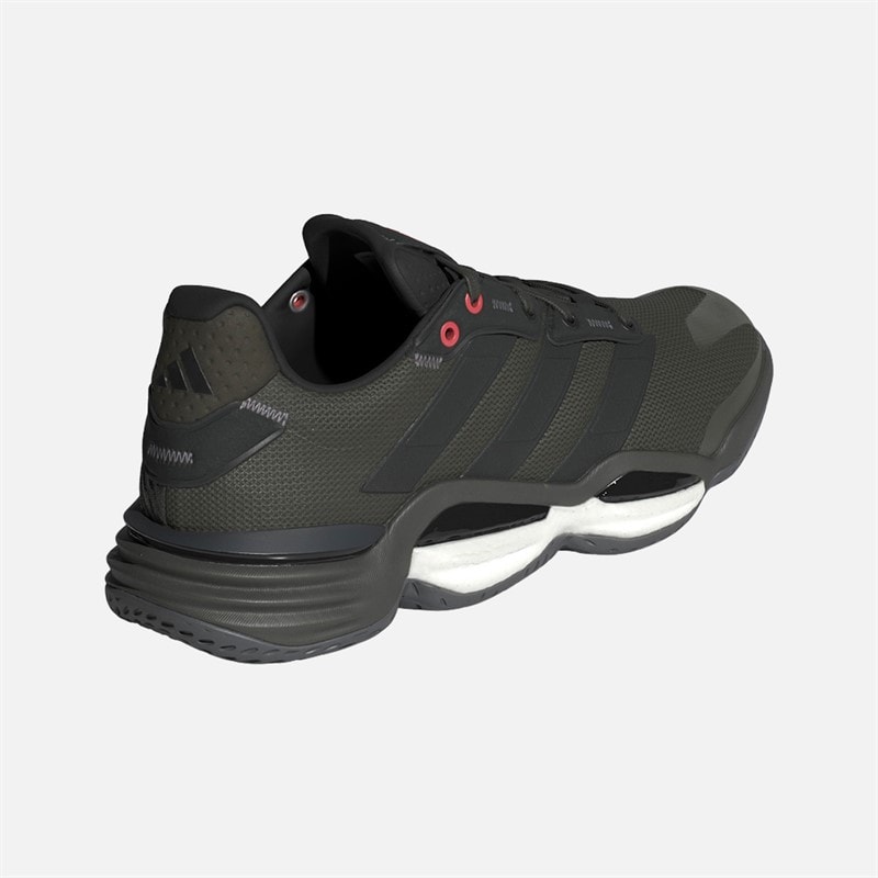 adidas Mens Stabil 16 Court Trainers Shadow Olive/Core Black/Grey Six - Image 3