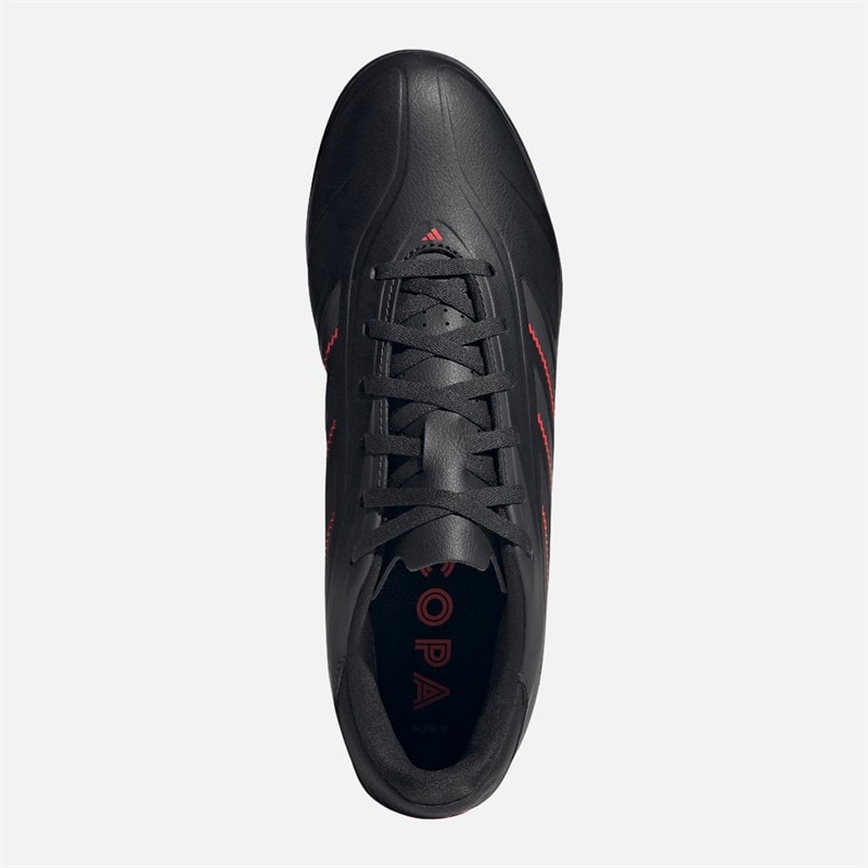adidas Mens Copa Pure 3 Club TF Astro Football Boots Core Black/Carbon/Lucid Red - Image 4