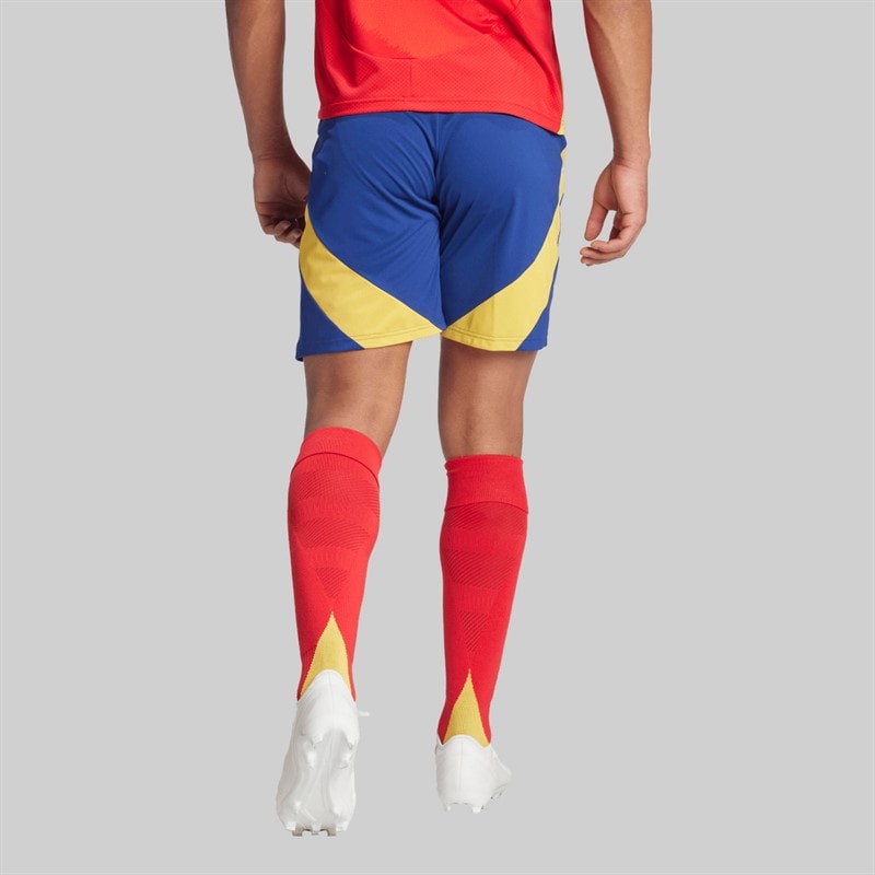 adidas Mens FEF Spain 23/24 Home Shorts Victory Blue - Image 2