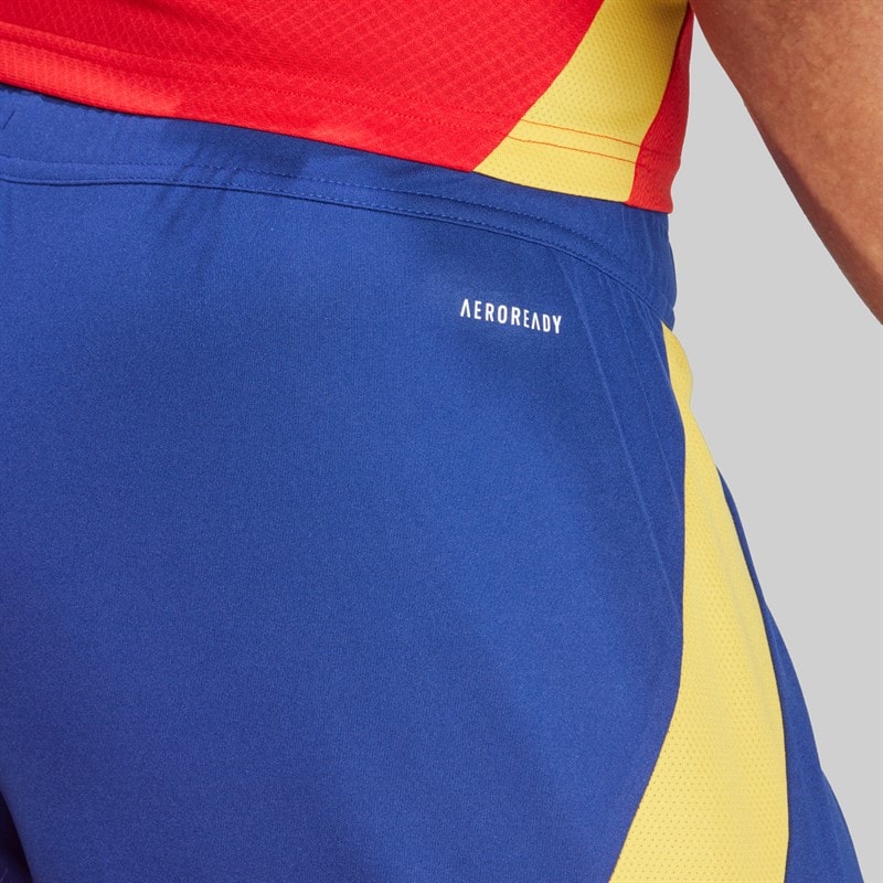 adidas Mens FEF Spain 23/24 Home Shorts Victory Blue - Image 4