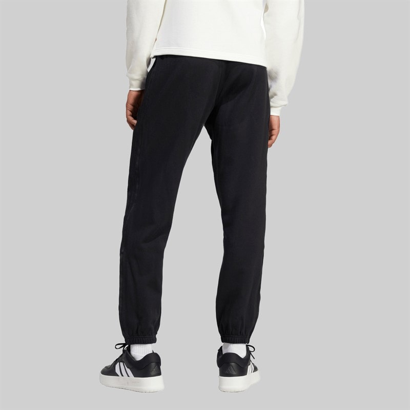 adidas Mens Brand Love French Terry Joggers Black - Image 3