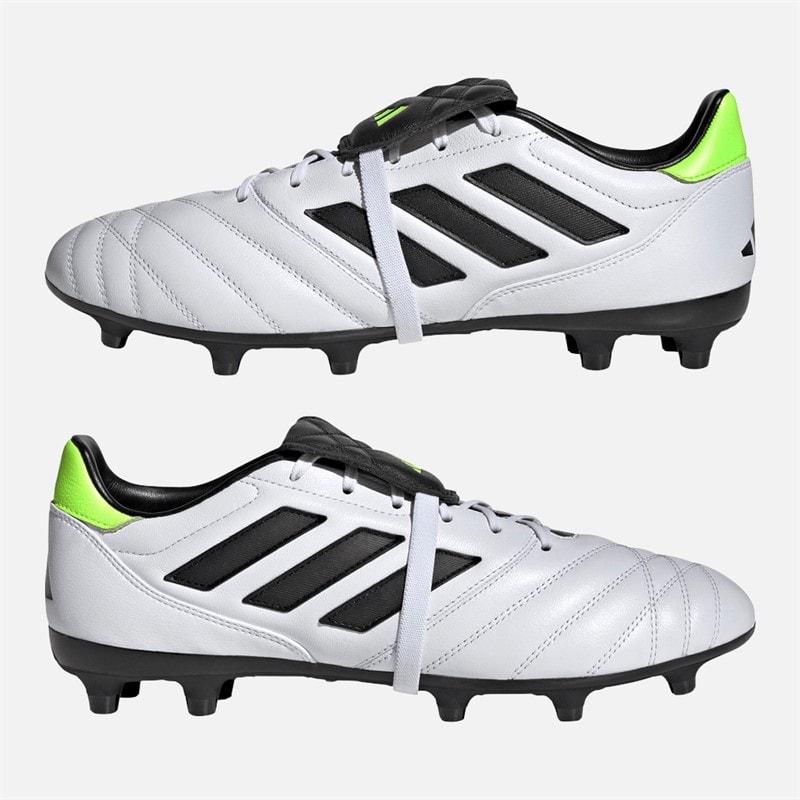 adidas Mens Copa Gloro FG Firm Ground Football Boots Cloud White/Core Black/Lucid Lemon
