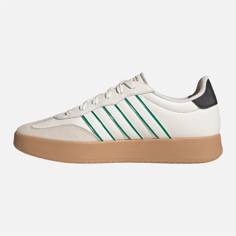 adidas Mens Barreda Trainers Core White/Core White/Court Green - Image 5