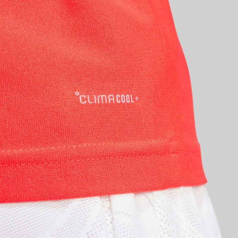 adidas Womens Match Pro Climacool Tennis Tank Top Semi Lucid Red - Image 4