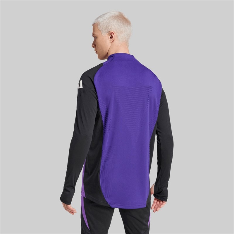adidas Mens DFB Germany Pro Long Sleeve Training Jersey Black - Image 2