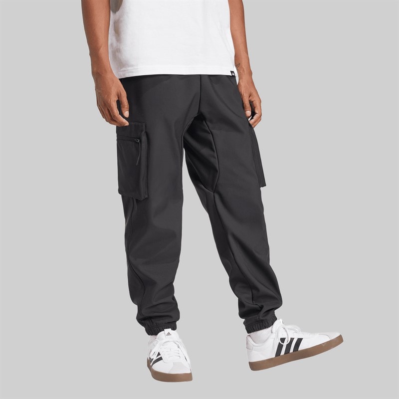 adidas Mens City Escape Premium Cargo Pants Black - Image 5