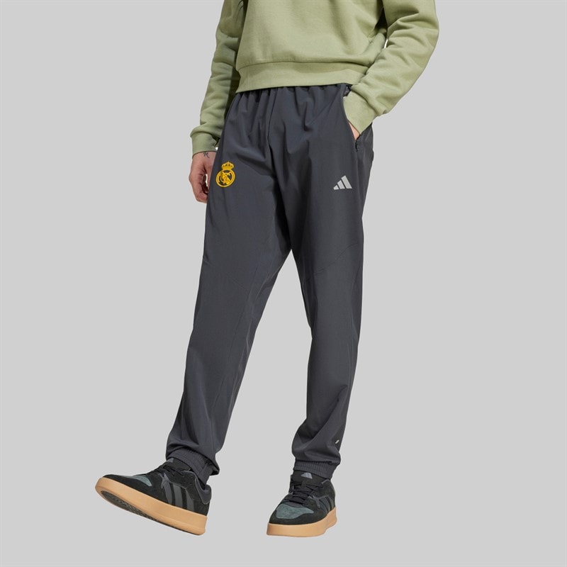 adidas Mens RMCF Real Madrid Track Pants Carbon