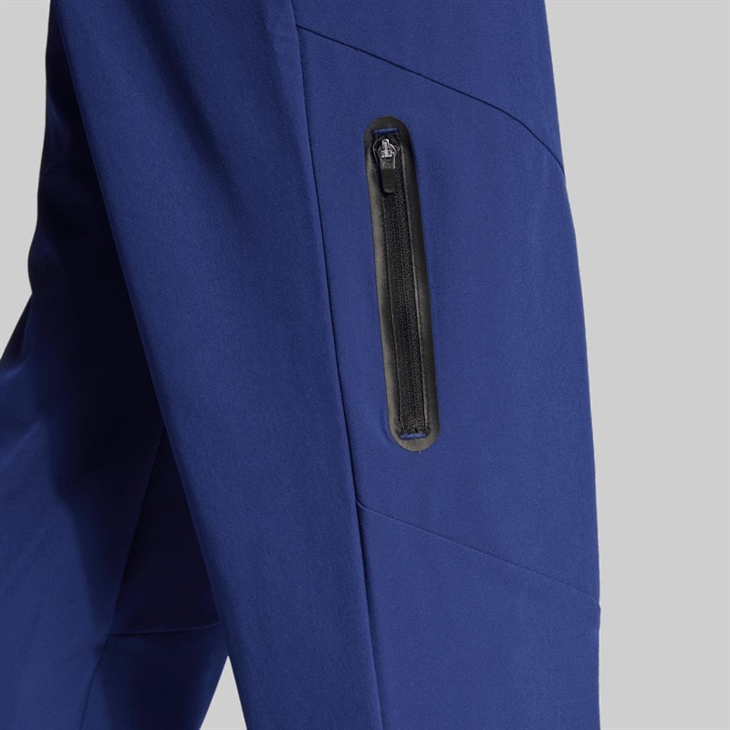 adidas Mens Woven Track Pants Dark Blue - Image 5