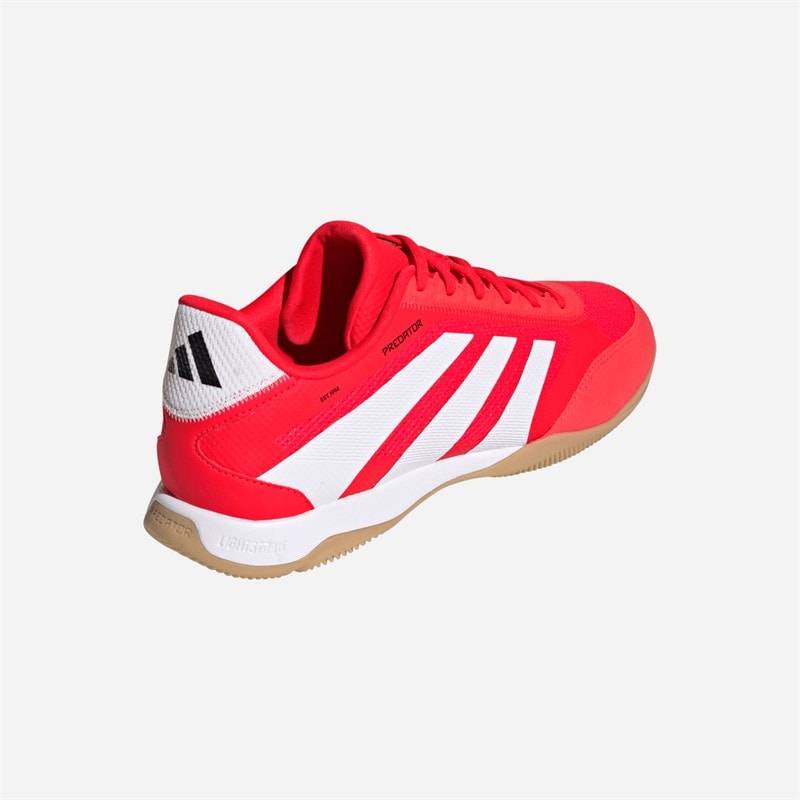 adidas Mens Predator League IN Indoor Football Boots Lucid Red/Cloud White/Core Black - Image 3