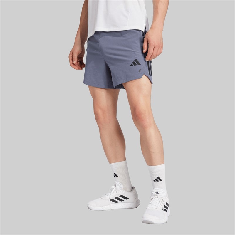 adidas Mens Primelift 3 Stripes Shorts Onix