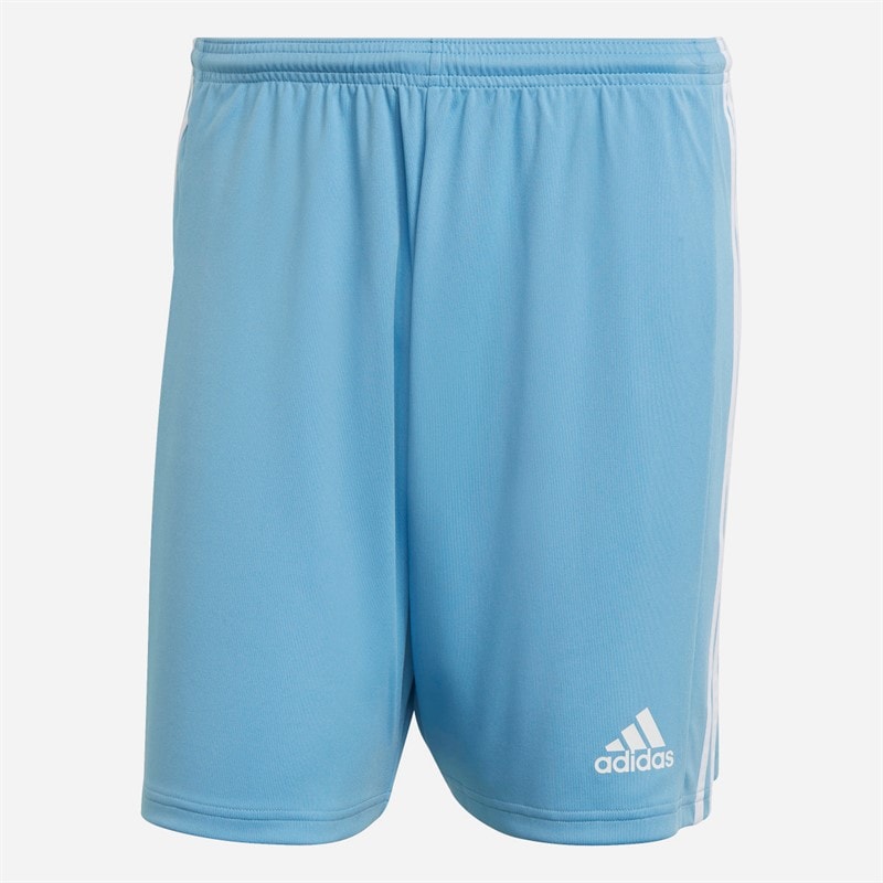 adidas Mens Squadra 21 Shorts Team Light Blue/White - Image 1