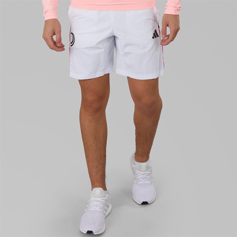 adidas Mens JFC Juventus Tiro 23 Downtime Shorts White - Image 1
