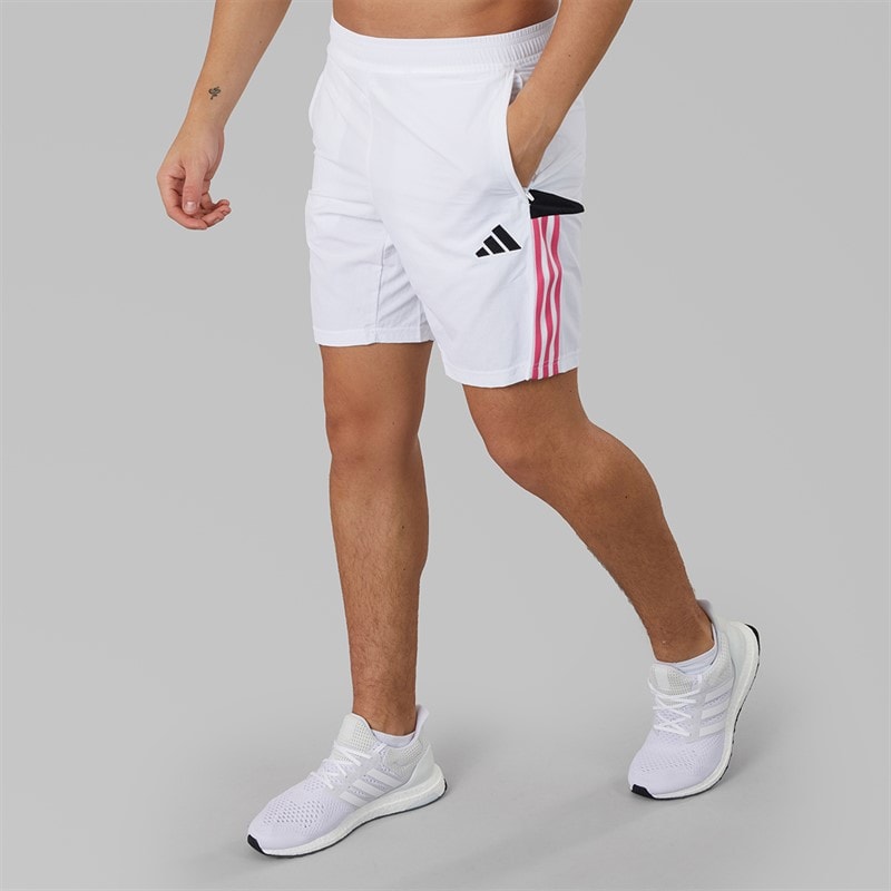 adidas Mens JFC Juventus Tiro 23 Downtime Shorts White - Image 3