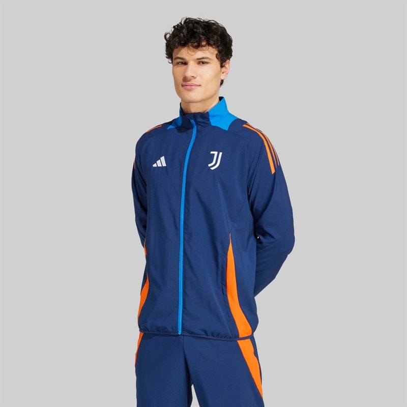 adidas Mens JFC Juventus Tiro 24 Competition Presentation Track Jacket Team Navy Blue - Image 1