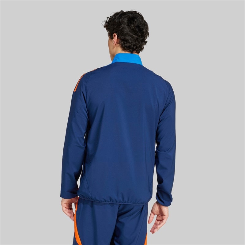 adidas Mens JFC Juventus Tiro 24 Competition Presentation Track Jacket Team Navy Blue - Image 2