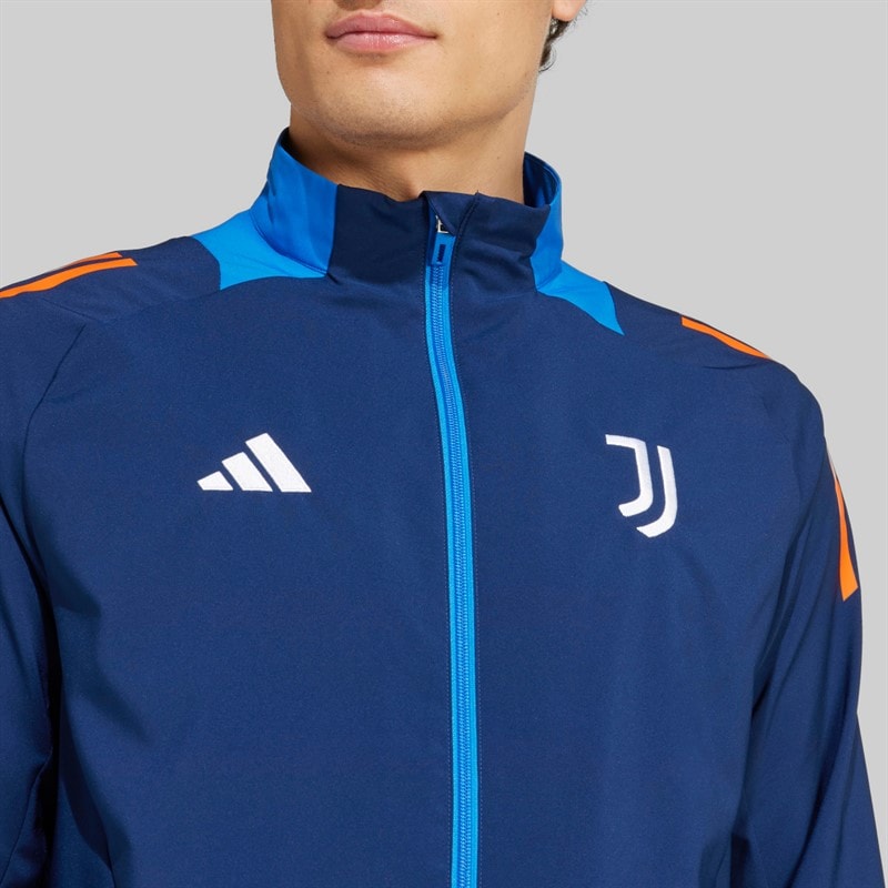 adidas Mens JFC Juventus Tiro 24 Competition Presentation Track Jacket Team Navy Blue - Image 3