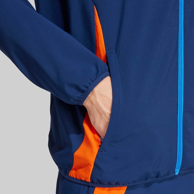 adidas Mens JFC Juventus Tiro 24 Competition Presentation Track Jacket Team Navy Blue - Image 4